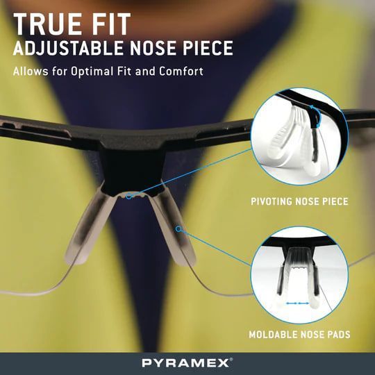 Захисні окуляри Pyramex Truflex (gray) Anti-Fog, cірі в чорно-сірій оправі PM-TRFXB-GR1 фото