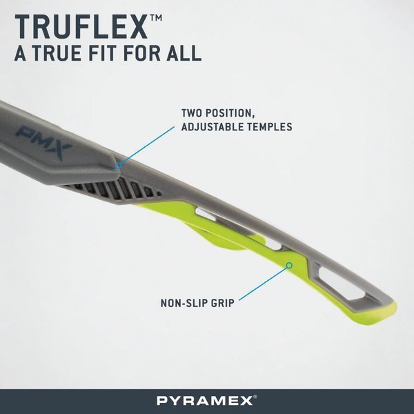 Захисні окуляри Pyramex Truflex (gray) Anti-Fog, cірі в чорно-сірій оправі PM-TRFXB-GR1 фото