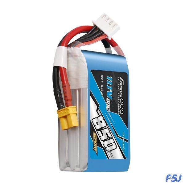 Gens ace 850mAh 3S 11.1V 80C Lipo акумулятор Pack with XT30 Plug ( F5J ) GEA8503S80X3_gs фото