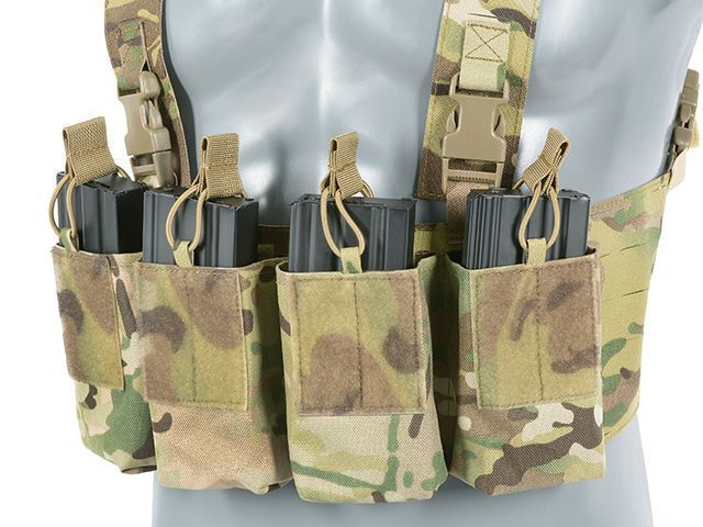 Нагрудник Chest Rig Laser-Cut с подсумоками AR/AK &ndash; Мультикам (Multicamo) [8Fields] M51611074-CP_tw фото