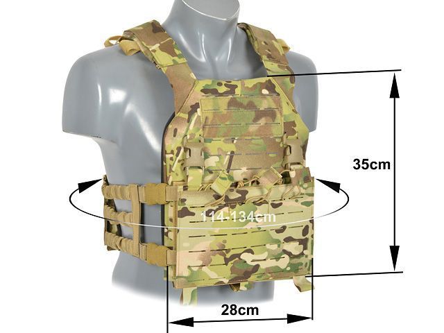 Штурмовая плитоноска Buckle Up Assault Plate Carrier Laser-Cut с подсумоком под магазины &ndash; Олива (Olive) [8FIELDS] M51611072-CP_tw фото