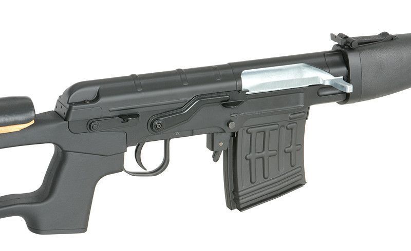 SVD Airsoft Bolt Action Sniper Rifle - Black [AGM] AGMSVDB_BR фото