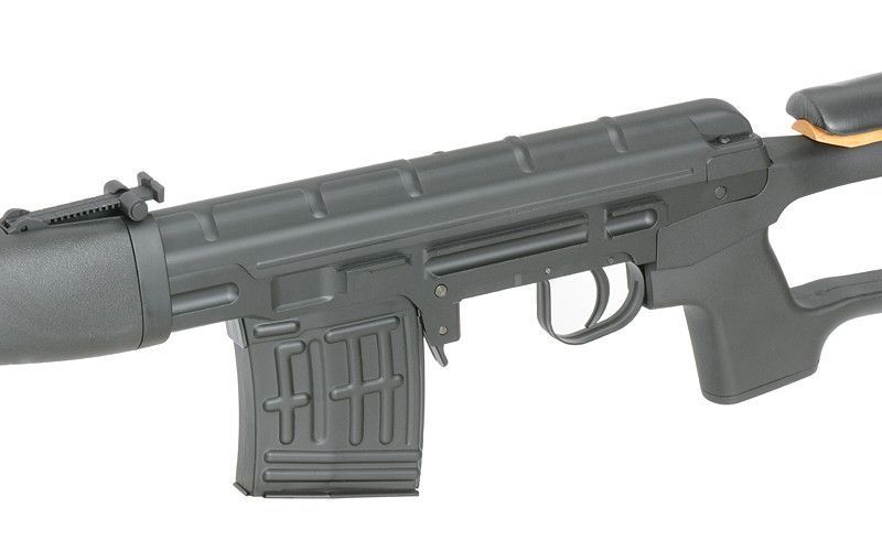 SVD Airsoft Bolt Action Sniper Rifle - Black [AGM] AGMSVDB_BR фото