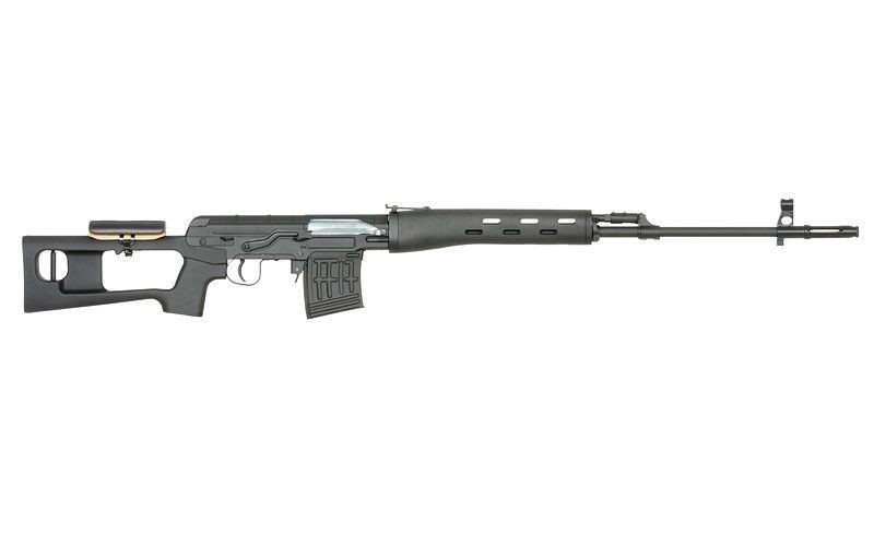 SVD Airsoft Bolt Action Sniper Rifle - Black [AGM] AGMSVDB_BR фото
