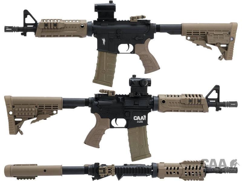 Автомат CAA M4 CQB AEG King Arms &mdash; ліцензія CAA &mdash; Dark Earth 45837_evk фото
