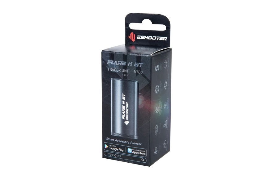 Трассерный глушитель E-Shooter FLARE M BT - Чёрный ESH-09-040024_gf фото