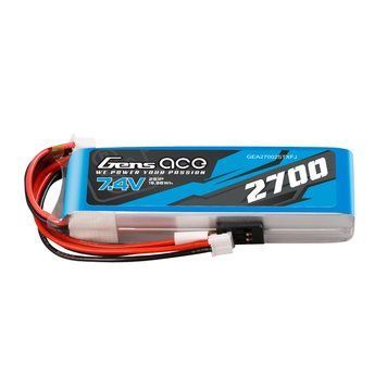 Gens ace 2700mAh 7.4V 2S Lipo акумулятор з роз&rsquo;ємом Futaba+JST-EHR GEA27002STXFJ_gs фото