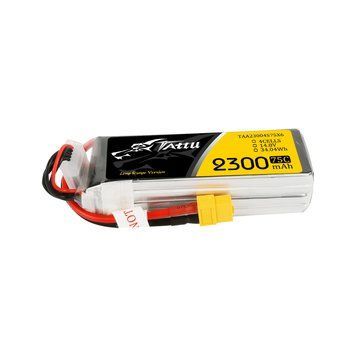TATTU 2300mAh 14.8V 75C 4S1P Lipo акумулятор Упаковка з XT60 TAA23004S75X6_gs фото