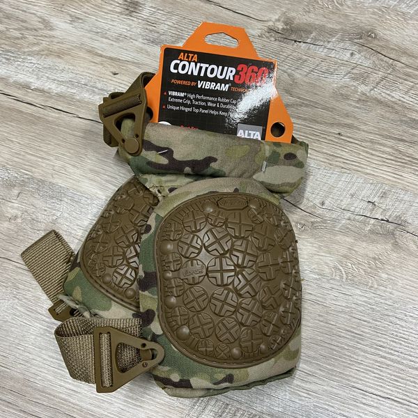 Тактичні наколінники ALTA — AltaCONTOUR 360 Vibram Cap Knee Pads — MultiCam — 52933.16 52933.16 фото