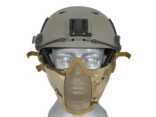 Маска из стальной сетки 2.0 с монтажом для шлема - Multicam, PJ MA-45-CP_BR фото