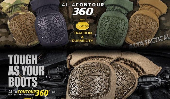 Тактичні наколінники ALTA — AltaCONTOUR 360 Vibram Cap Knee Pads — MultiCam — 52933.16 52933.16 фото