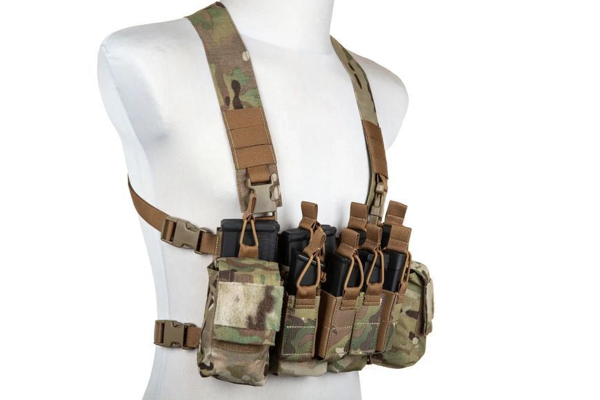 Розвантажувальний жилет Chest Rig PEW Tactical D3CR-X CR02 - Мультикам PEW-18-044161_gf фото