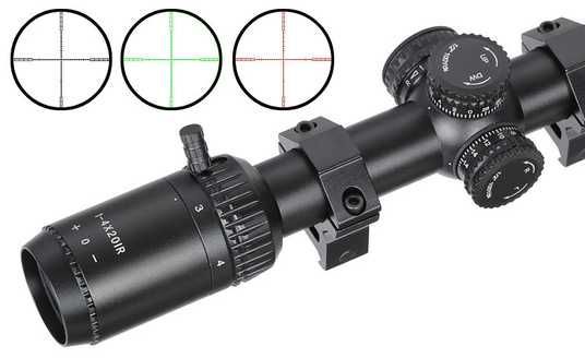 Купити Оптичний приціл Victoptics ZOD 1-4x20IR - Black [Vector