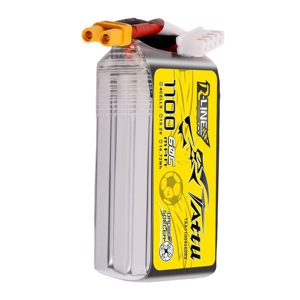 Tattu 1100mAh 15.2V 60C 4S1P Lipo акумулятор Pack with XT30 Plug TAA11004S60X3_gs фото