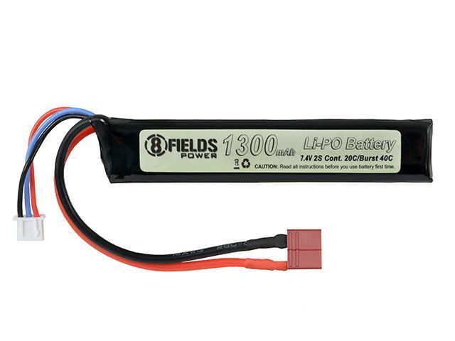 Аккумулятор Li-Po 1300mAh 7,4V 20/40C [Victory Battery]&nbsp;(для страйкболу) VL201374 фото