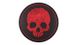 101 Inc. - 3D Патч - Fingerprint Skull - Red - 444130-7210 18971 фото 1