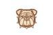 Нашивка Bulldog Head 2" - DSRT [MIL-SPEC MONKEY] (для страйкбола) MSM-30-020029 фото 1