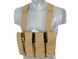 Нагрудник Chest Rig Laser-Cut з підсумками AR/AK - Койот (Coyote) [8Fields] M51611074-TAN_tw фото 2