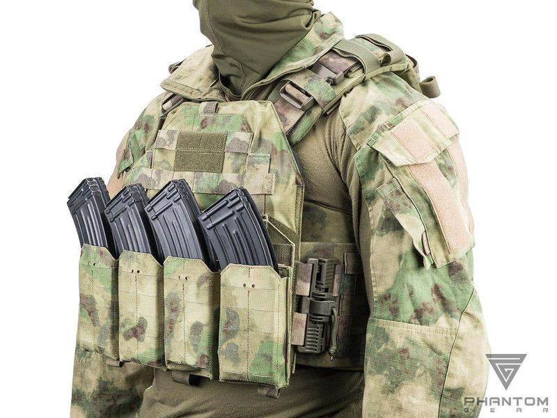 Плейт-керієр Phantom Gear Red &laquo;Zaslon&raquo; з системою фастексів QD &mdash; A-TACS FG &mdash; Phantom Gear 124472_evk фото
