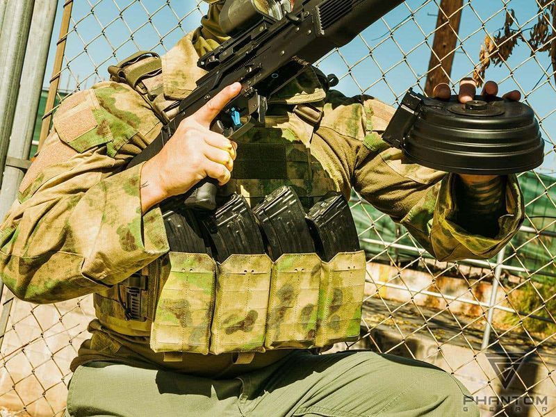 Плейт-керієр Phantom Gear Red &laquo;Zaslon&raquo; з системою фастексів QD &mdash; A-TACS FG &mdash; Phantom Gear 124472_evk фото