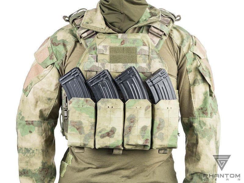 Плейт-керієр Phantom Gear Red &laquo;Zaslon&raquo; з системою фастексів QD &mdash; A-TACS FG &mdash; Phantom Gear 124472_evk фото