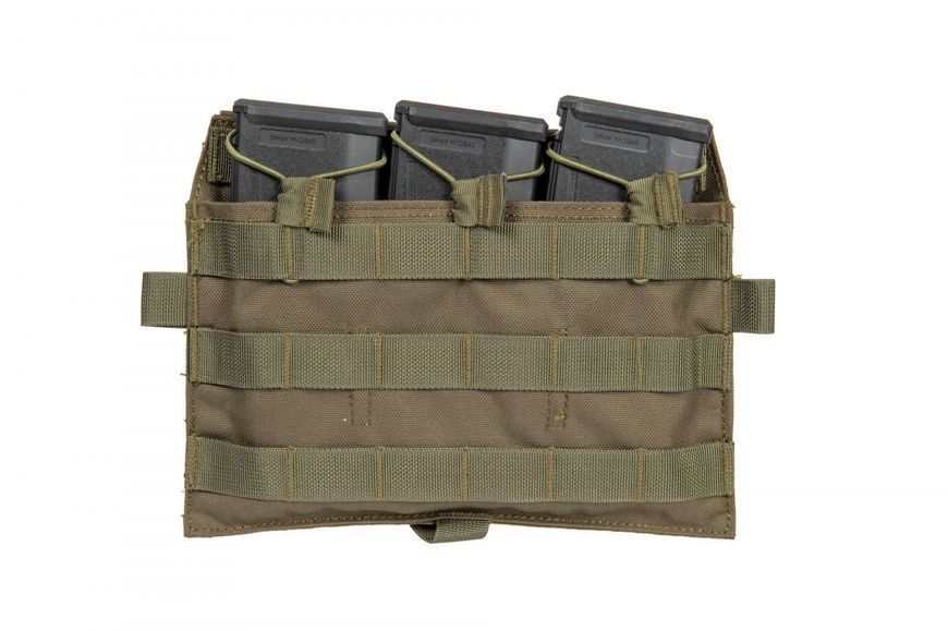 Панель Primal Gear Triple Shingle Pouch for Rush 2.0 Vest Olive Drab 26171 фото