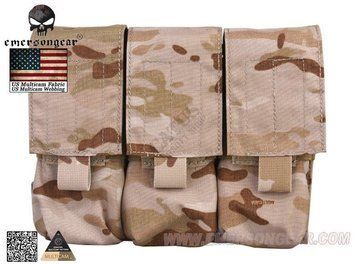 Тройная кобура MOLLE для магазинов M4 LBT Style Emerson EM6352MCAD_ct фото