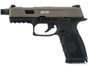 Пістолет ICS BLE-XFG Ambidextrous GBB &mdash; Tan Slide / Black Frame 92539_evk фото