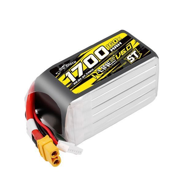 Tattu R-Line 1700mAh 160C 22.2V 6S1P Lipo акумулятор Pack with XT60 Plug [ST] TAA17006S16ST_gs фото