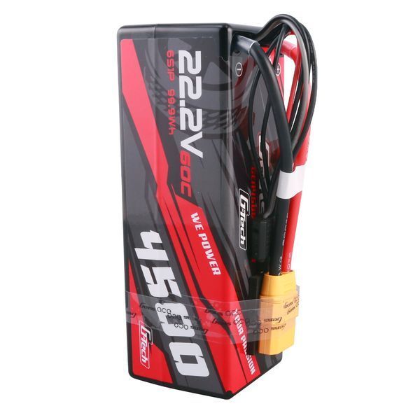 Gens ace G-Tech 4500mAh 6S1P 22.2V 60C HardCase RC car Lipo акумулятор 14# GEA456S60X9GT_gs фото