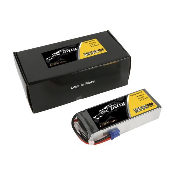 Tattu 16000mAh 14.8V 30C 4S1P Lipo аккумулятор Пакет с EC5 TAA16K4S30EC5_gs фото
