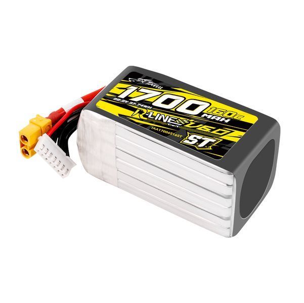 Tattu R-Line 1700mAh 160C 22.2V 6S1P Lipo акумулятор Pack with XT60 Plug [ST] TAA17006S16ST_gs фото
