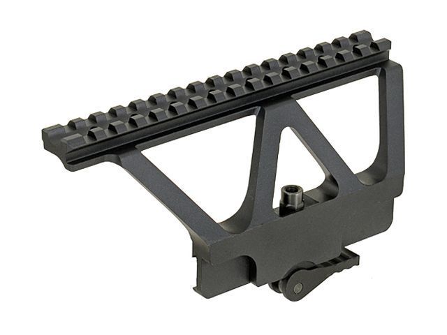 Railed Scope Mount for AK - Black [M-ETAL] ME09001-BK_tw фото