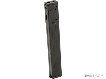 Магазин AGM хай-кап металевий для MP40, Sten MKII, S&T Model 12 на 300 куль &mdash; чорний 71928_evk фото