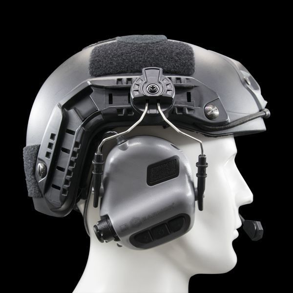 Монтаж активних навушників M31/32 на планки шолома ARC (комплект 2шт) - Black [Earmor] EAR-31-023759(M11-BK) фото