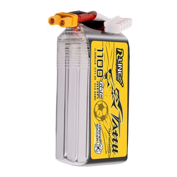 Tattu 1100mAh 11.4V 60C 3S1P Lipo акумулятор Pack with XT30 Plug TAA11003S60X3_gs фото