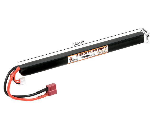 Акумулятор LI-PO 1200MAH 7,4V 20C — DEANS, IPOWER IP-LIPO1200-7.4-TC_BR фото