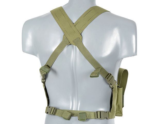 Нагрудник Chest Rig Laser-Cut с подсумоками AR/AK &ndash; Олива (Olive) [8Fields] M51611074-OD_tw фото