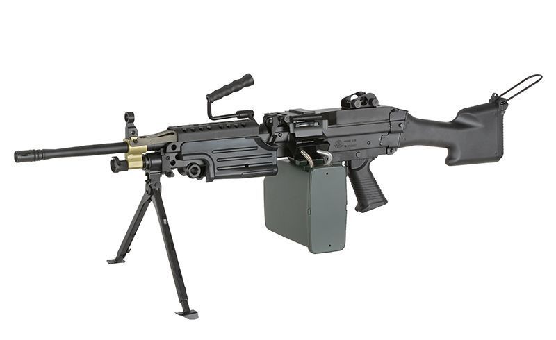Репліка легкого кулемета FN M249 MKII SAW [A&K] 249-MK2_tw фото