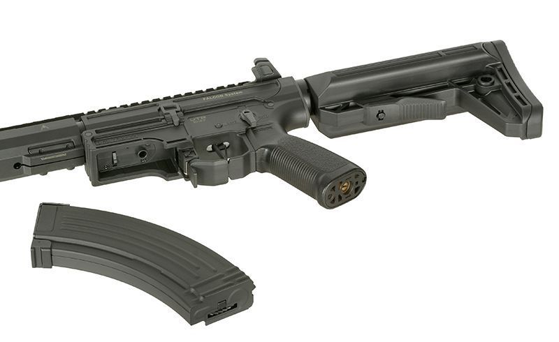 Страйкбольна гвинтівка M918G UTR Ek47 Falcon 3.0 ETU - Чорна [Double Eagle] M918G-BK_tw фото