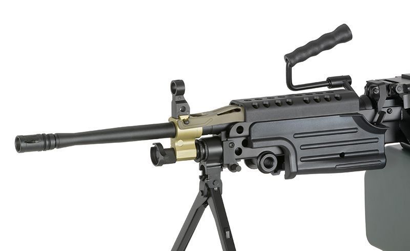 Репліка легкого кулемета FN M249 MKII SAW [A&K] 249-MK2_tw фото