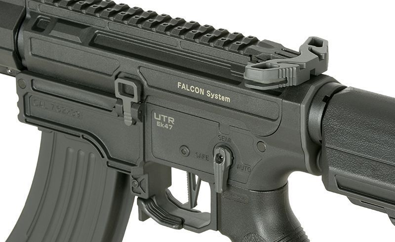 Страйкбольна гвинтівка M918G UTR Ek47 Falcon 3.0 ETU - Чорна [Double Eagle] M918G-BK_tw фото