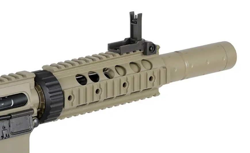 Штурмова гвинтівка M4 CQB with silencer ABS CM.513 - Tan [CYMA] (для страйкболу) FB4062_BR фото