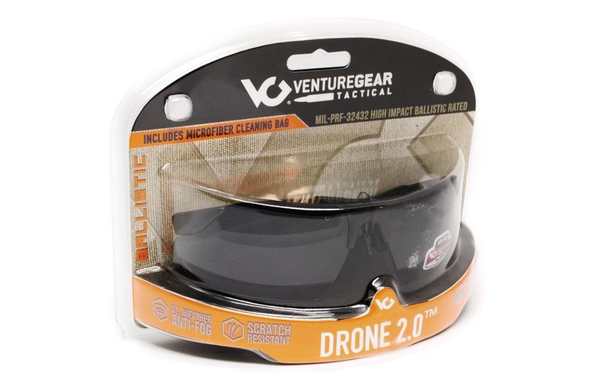 Защитные очки Venture Gear Tactical Drone 2.0 Green (clear) Anti-Fog, прозрачные в зеленой оправе VG-DRONGN-CL1 фото