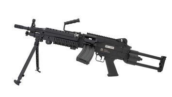 Кулемет Cybergun FN MINIMI M249 Para Featherweight AEG на 400 FPS &mdash; чорний 95084_evk фото