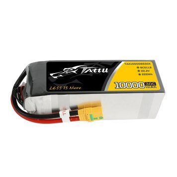 Tattu 10000mAh 22.2V 30C 6S1P Lipo акумулятор Pack with XT90 Anti-spark Plug TAA100006S30X_gs фото