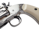 ASG Schofield, 4.5 мм 6" пневматична зброя, CO2, кульки (BB), срібло, рукоятка кольору слонової кістки 19794_ag фото 2