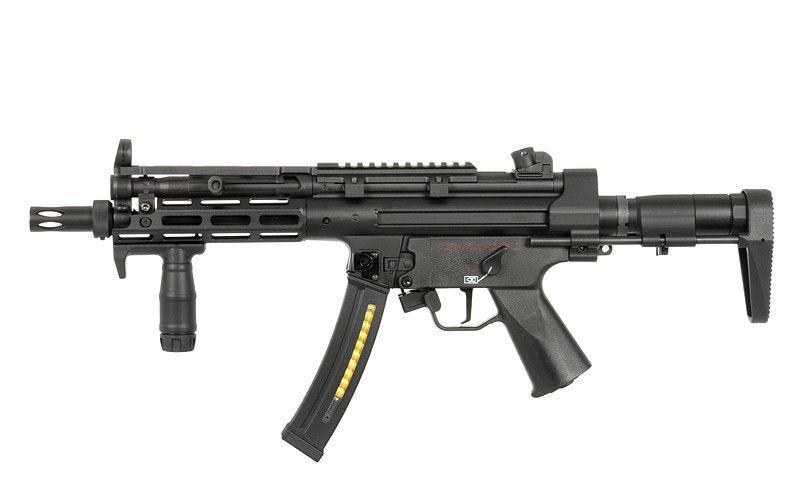 Механічний магазин на 130 кульок для MP5/MP5K - Black [CYMA] (для страйкболу) FBP4042 фото