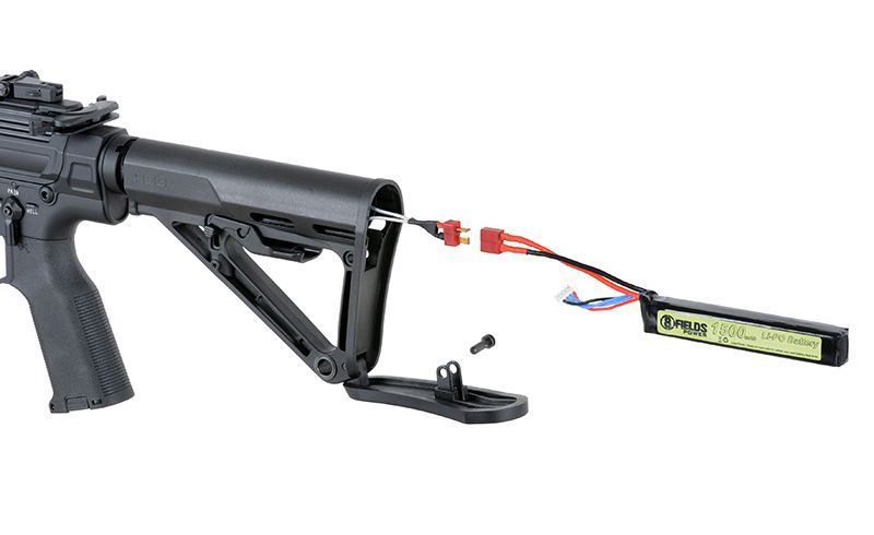 Компактний приклад RS3 для серії AR-15 / M4 - Black [APS] (для страйкболу) EE104_tw фото
