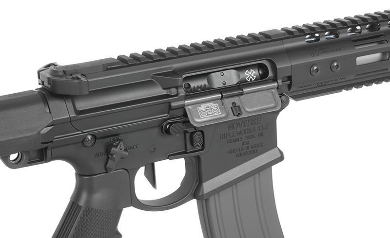 Газова страйкбольна гвинтівка (GBBR) Noveske N4 Ghetto Blaster 7.94" MWS Gen3 - Чорна [EMG] G102A-BK_tw фото